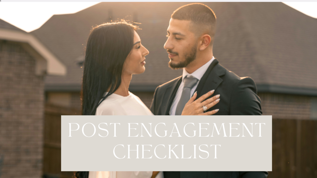 post engagement checklist